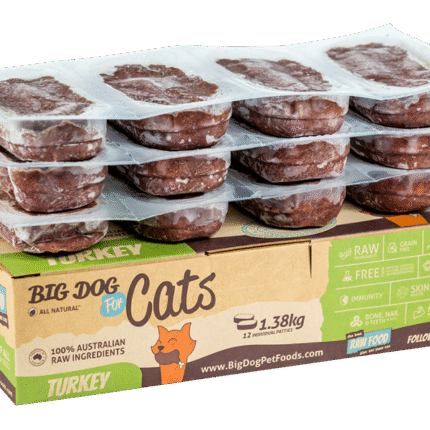 BIG DOG BARF FOR CATS TURKEY 1.38KG