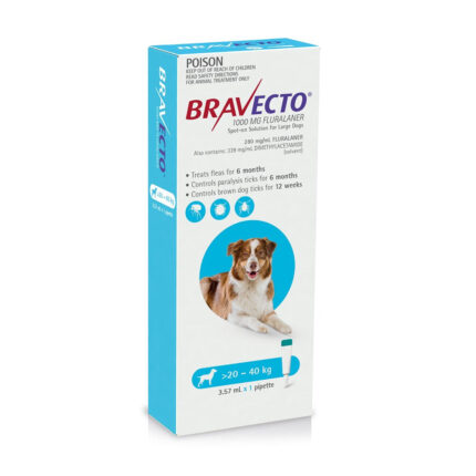 BRAVECTO DOG LARGE SPOT ON 20-40KG 1PK