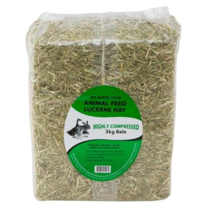 BREEDERS CHOICE SEEDS SMALL ANIMAL BEDDING LUCERNE HAY 3KG