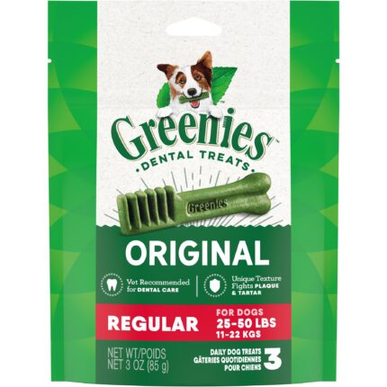Greenies™ Adult Regular Dog Dental Treats - Natural, Oral Health, Original