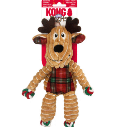 KONG HOLIDAY FLOPPY KNOTS REINDEER MED