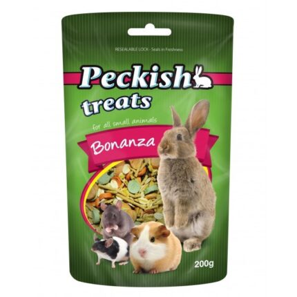 PECKISH BONANZA TREATS 150G