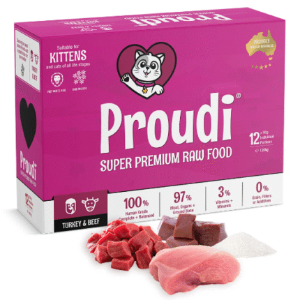 PROUDI KITTEN TURKEY & BEEF 1.08KG