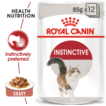 ROYAL CANIN CAT WET ADULT INSTINCTIVE GRAVY BOX 85G 12PK